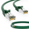 HB-DIGITAL 5m LAN Kabel CAT 7 Rohkabel RJ45 S/FTP Netzwerkkabel Ethernet Patchkabel bis zu 10 Gbps 600 MHz Kupfer Profi PiMF Kupfer für Patchpanel Switch Router Modem - Grün