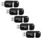 Gigastone 32 GB Chiavetta USB 2.0, Confezione da 5, V10 Serie, Unità Flash USB per PC Laptop MacBook Computer, Compatibile con Windows Mac Linux, senza Cappuccio, Colore - Nero