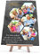 wandmotiv24 individuelle Schiefertafel als Geschenk für Familie, Größe 20 x 30 cm, Foto-Collage, Waben-Muster,Geburtstag, personalisierte Geschenke, Mama, Papa, Oma, Family, Geschenkidee, Deko M0463