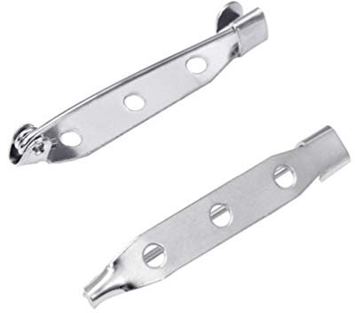 EXCEART 50 Stück Sicherheitsnadeln – Robuste Silberne Nähnadeln Für DIY-Bastelprojekte 4.0 cm Metallverschluss Für Kleidung Und Accessoires