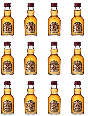 Chivas Regal 12 Year Whisky 5cl (Miniatures) - Pack of 12 | 40% ABV