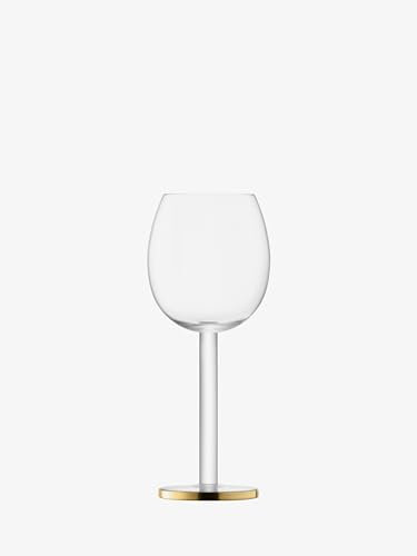 LSA Luca Weinglas, 300 ml, goldfarben, 2 Stück, mundgeblasenes und handgefertigtes Glas | LC02