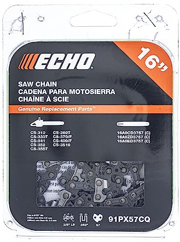 Echo Catena per motosega 16 3/8 .050 52 DL CS-310, CS-303T, CS-330MX4, CS-330T, CS-3510, CS-352, CS-370, CS-400 Motoseghe / 91PX57CQ