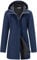Outdoor Ventures Softshell Jacket Ladies Rain Jacket Functional Lightweight Rain Coat Windbreaker Waterproof Hiking Jacket Breathable Outdoor Jacket with Hood for Spring Fall Winter Midnightblue XL