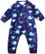Swimbubs Bebé Natación Mono caliente Niños Mono forrado polar Niñas traje de baño protección solar UV UPF50, Ballena azul, 0-3 meses