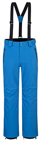 33,000ft Herren Skihose Hosenträgerhose Outdoorhose Wasserdicht Winddichte Softshellhose Warme Gefütterte Schneehose Snowboardhose Skilanglaufhose Thermohose Winter Ski Pants Seeblau 36