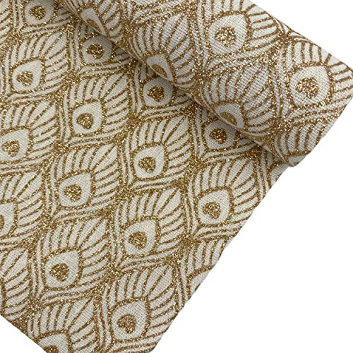 Knüllermarkt 34295 I Deko Stoff Tischläufer schwarz Gold ca. 200 x 35 cm | Weihnachten Weihnachtsdeko Glitzer Wohndeko Einrichtung Deko Dekoration Hochzeit Tischdeko