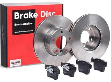 STARK Bremsen Set Vorne 312,0mm Bremsscheiben und Beläge Komplett Kompatibel mit BMW 1 Schrägheck F20 3 Touring F31 3 Limousine F30, F80 4 Gran Coupe F36 3 GT F34