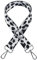 Verstellbarer Schultergurt Taschengurt Breit 3.8CM, Taschengurte zum Wechseln Mehrfarbiger Breiter Taschengurt Schulterriemen für Damen und Herren, Mädchen DIY Zubehör für Tasche(Leoparde Schwarz)