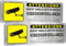 Cartello Area Videosorvegliata Alluminio Spazzolato 25x9 cm, Cartello Videosorveglianza Adesivo Cartello Area Videosorvegliata a Norma GDPR, Protezione UV, Impermeabile, Antiruggine, Con fori