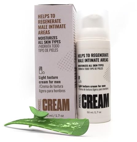 MYHIXEL intimpflege für Männer | Sanfte Pflege mit natürlichen Inhaltsstoffen | pH-hautneutral & für empfindliche Haut | 50 ml
