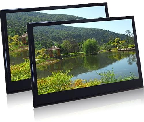 XINGma 2+32g Android 11.0 Lecteurs Vidéo D'appui-tête De Voiture, Lecteur DVD Portable 12,5 pour Voiture, Prise en Charge 1080p/usb/sd/wifi/bluetooth,2PCS