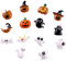 Luxshiny 14stücke Teiliges Halloween Resin Charms Zufällige Motive Für Schmuckherstellung Kühlschrank-Magnete Und Bastelideen Leichte Dekoration Für Halloween-partybedarf Und