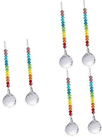 Uonlytech 3 Sets Schillernde Kristallschmuck-Accessoires Für Lampenvorhang Laden Hochzeitsdekoration 2 Stück * 3