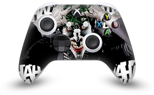 Head Case Designs Offizielle The Joker DC Comics The Killing Joke Darsteller Kunst Vinyl Haut Gaming Aufkleber Abziehbild Abdeckung kompatibel mit Xbox Series X/S Controller