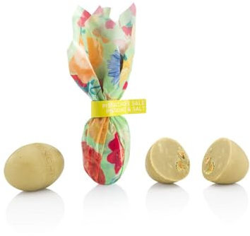 Venchi - Huevos de Chocolate, 1 Kg, Sabor Pistacho Salado con Frutos Secos, Sin Gluten, Colección Pascua, Idea de Regalo