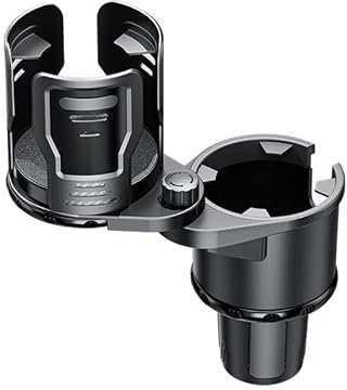 Car Cup Holder Expander for Citroen DS3 Racing DS3 Cabrio DS4 DS5 DS3 Crossback DS4S, 2 In 1 Multifunctional Car Cup Stand Expander for Cars 360°Rotating Car Drink Holders Expanding Cup Holder for Car