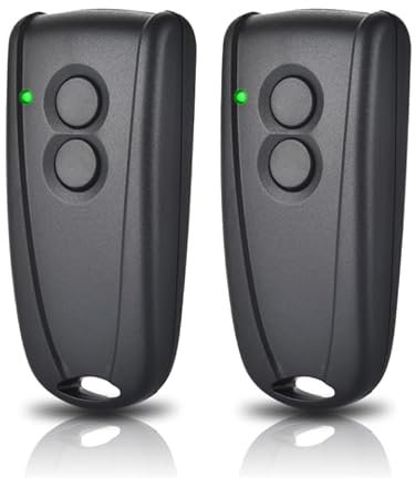 2 Pezzi Telecomando Porta Garage Universale Funmo Telecomando Per Porta Del Garage Telecomando Came 2 Canali 433,92 Mhz Telecomando Cancello Universali Per Ecostar Rse2 Rsc2