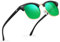 Glapeame Polarisierte-Sonnenbrille-Herren-Halbrahmen-Sonnenbrillen-Damen-Sunglasses-Men-Women-Sonnenbrille-Schwarz-UV400 Schutz-Retro-für Outdoor-Camping-Reise,7