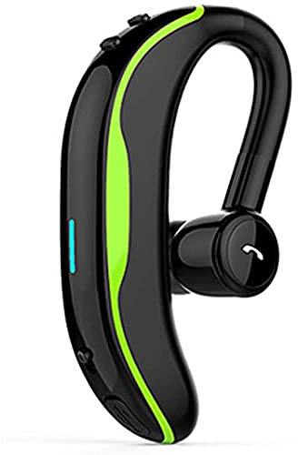 GeRRiT Wireless Earbuds Bluetooth Headphones, Ear-hook Headphones, Wireless Earbuds Subwoofer Earphones Noise Cancelling Lightweight Sweatproof for Gym/Running/Workout In-Ear Headsets (Color : Green