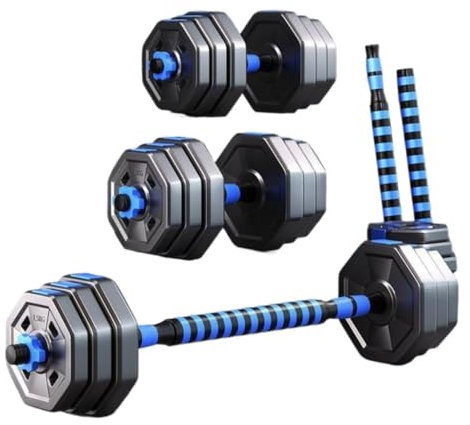 Hanteln, verstellbares Hantel-Set zur Verwendung als Hanteln, Langhanteln, Kettlebells, Fitnessgeräte für Männer und Frauen