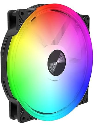 SOEWGAIJI FD200 Ventilador con Cubierta 200mm 5V 3PIN ARGB Caja de computadora Ventilador de refrigeración Accesorios de computadora