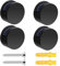 Lot de 4 clips de fixation pour miroir de salle de bain, en alliage de zinc, en alliage de zinc, support de miroir rond polyvalent, pour salle de bain, salon, lieux publics, etc