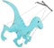 Vaguelly Marionette Spielzeugpuppe Dinosaurier Marionette Holz