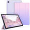FINTIE Coque pour Samsung Galaxy Tab A9 Plus (Tab A9+) 11 Pouces 2023 (SM-X210/X216/X218), Etui Transparent Givré Housse Fine et Légère, Ombre Fantaisie