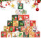 Leryveo Weihnachts-Adventskalender 2024 Boxen, Weihnachts-Countdown-Kalender 2024,Adventskalender bis 2024 Weihnachten nachfüllbare Boxen | Weihnachtsdekorationsboxen Countdown bis Weihnachten für,