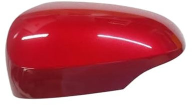 Spiegelkappe Außenspiegel Für Aqua Für Hybride 2012 2013 2014 2015 2016 2017 2018 2019 2020 2021 Auto Rückspiegel Shell Rückspiegel Abdeckung Rückspiegel Kappe(Red,Left)