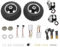 ROMYIX Air Wheel Conversion Kit,10 inch Wheel,36V 350W Electric Wheelbarrow Scooter Gear Hub Motor, load-bearing capacity 440.92lbs, for Bike Barrow Beach Trolley Cart Small go-karts Scooters