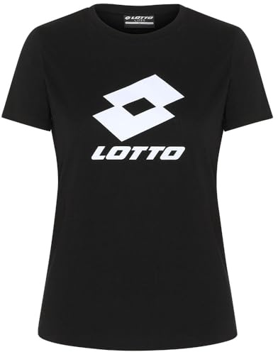 Lotto 1124013 Women T-Shirt, Regular Fit Damen T-Shirt in trageangenehmer Qualität mit abgesetztem Rundhalsausschnitt