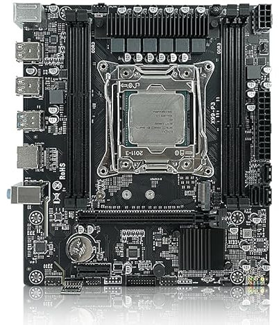 X99-P3-VA1 CPU-Mainboard-Combo | Xeon E5 | 18-Kern Prozessor | Bis zu 128GB RAM | LGA 2011-V3 | TPM 2.0 (Intel 18 Kern Prozessor E5 2696v3 & 128GB RAM)