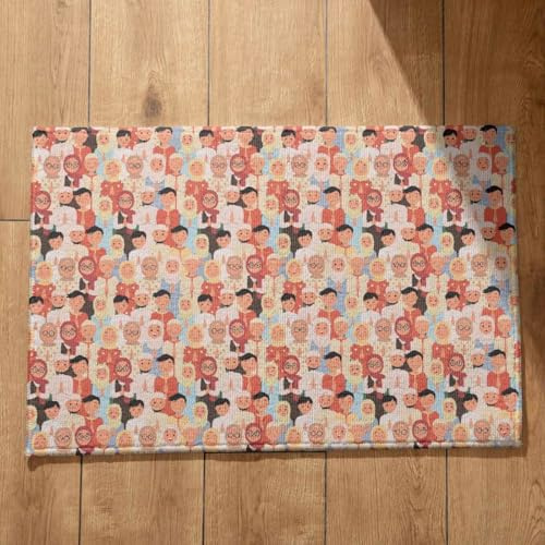 EHOMERY Zerbino su Misura Tappetini per Doccia Antiscivolo Personaggi dei Cartoni Animati Zerbino Anime Tappeto Vasca da Bagno 50x80cm