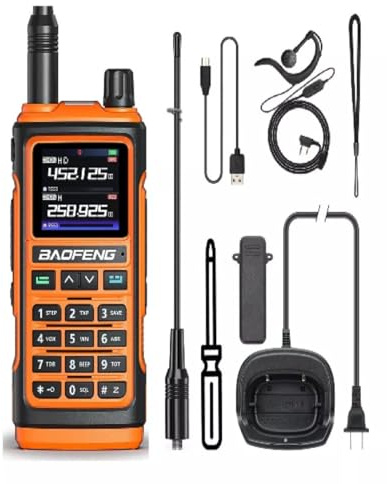 Walkie-talkie UV-17 per esterni, autoguidato, civile, ad alta potenza, a lunga distanza, portatile, FM, LED, ampio schermo a colori, radio FM UV a doppio segmento con torcia elettrica a luce forte,