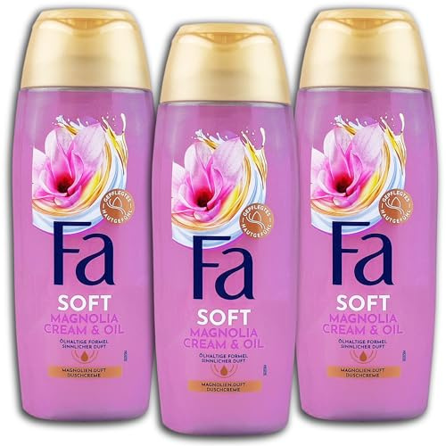 FA - Lot de 3 crèmes de douche nourrissantes - Soft Magnolia Cream & Oil - 3 x 250 ml