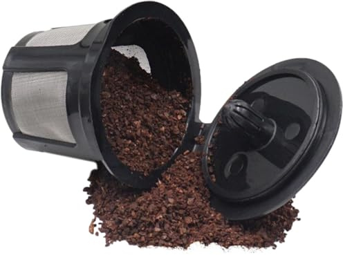 K-cuupS Wiederverwendbare Kapseln: Permanente Filter, Universalzubehör | Befüllbar Für Kaffeehersteller | Kompatibel Mit Den Kaffeeherstellern Keurigg 2.0 E 1.0 Mini Plus. Filterkapseln