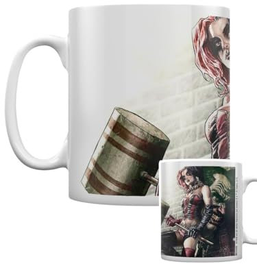 Pyramid International Batman (Harley Quinn Pose) Mug - 10Oz / 315Ml Ceramic Mug - One Size