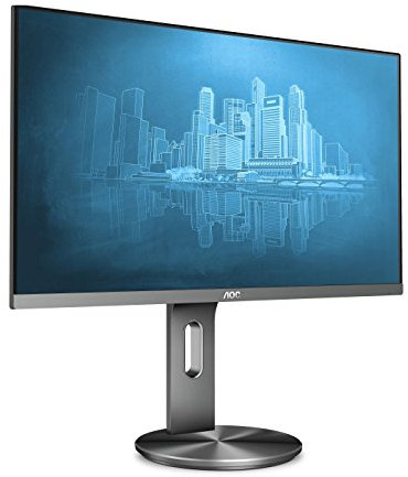 AOC I2490PXQU - Monitor de 24 pulgadas Full HD (1920x1080, IPS, 16:9, HDMI 1x1.4, Displayport 1x1.2, 250 cd/m, 60 Hz, FlickerFree), negro