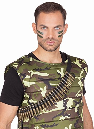 Kostüm Zubehör Munitionsgürtel Karneval Halloween