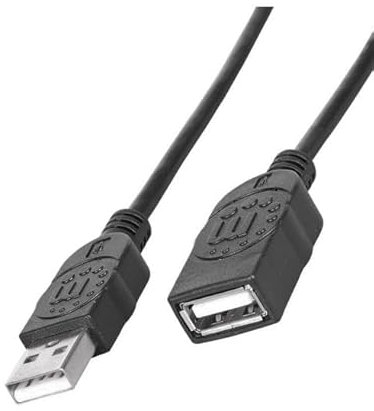 Trade Shop Traesio Cavo Usb Prolunga Maschio/Femmina Estensione Pc Desktop, 10 Metri