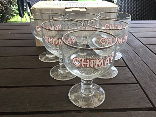 Chimay Lot de 6 Verre a Biere 25cl 25 cl Neuf