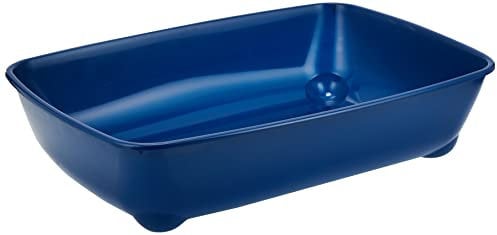 Moderna Bandeja de Arena para Gatos, Baya Azul, 42 cm