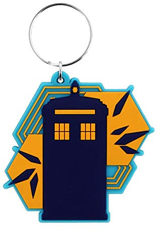 Pyramid International Doctor Who Rubber Keychain Tardis Shapes 6 cm Portachiavi