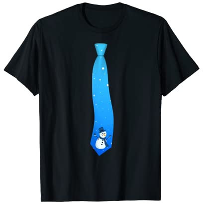 Weihnachten Krawatte Lustiges Schlips Geschenk Jungen Herren T-Shirt