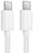 CELLONIC USB Kabel 1m kompatibel mit LG G5, G6, G7, G7 ThinQ, G8 ThinQ, G8S ThinQ, K30 Smartphone, Handy Ladekabel USB C Type C auf USB C Type C 2.0 Datenkabel 3A (PD 60W) weiß PVC
