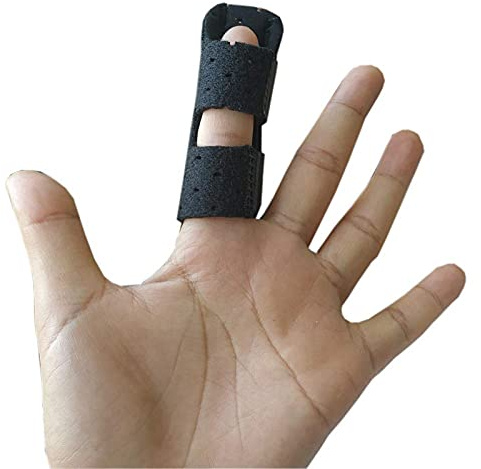 Paskyee Trigger Finger Splint - Straighten Broken or Bent Fingers & Thumbs, Mallet Finger Splint for Stenosing Tenosynovitis Finger Pain Relief or Locking Finger Tendon