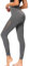 Sport Leggings Damen Sportleggins Damen Lang High Waist Push Up Leggings Large Grau