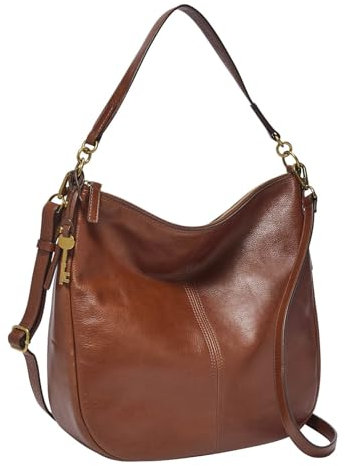 Fossil Tasche für Frauen Jolie, Eco Leder/Polyurethan Trim Hobo braun 30,48 cm L x 12,7 cm B x 33,02 cm H ZB1434200
